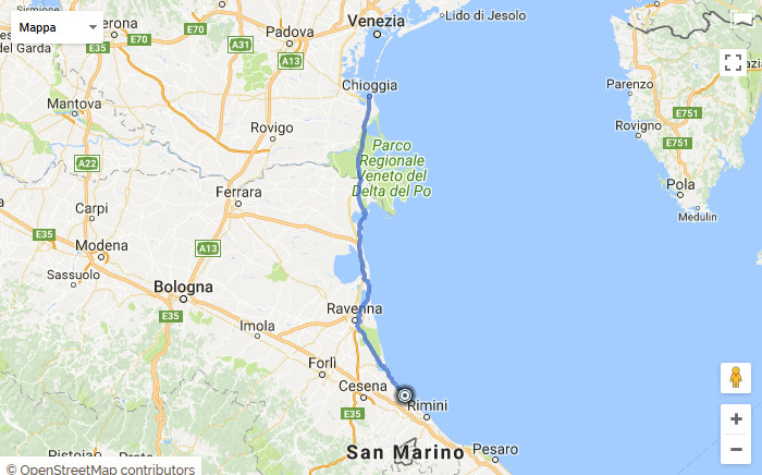 Da Bellaria a Chioggia