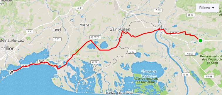 7° Giorno da Saint Martin de Crau a Palavas les Flots