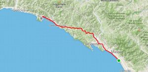 1° Tappa da Forte dei Marmi a Santa Margherita Ligure