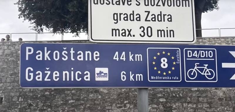 6° Tappa - Da Carlopago a Zara